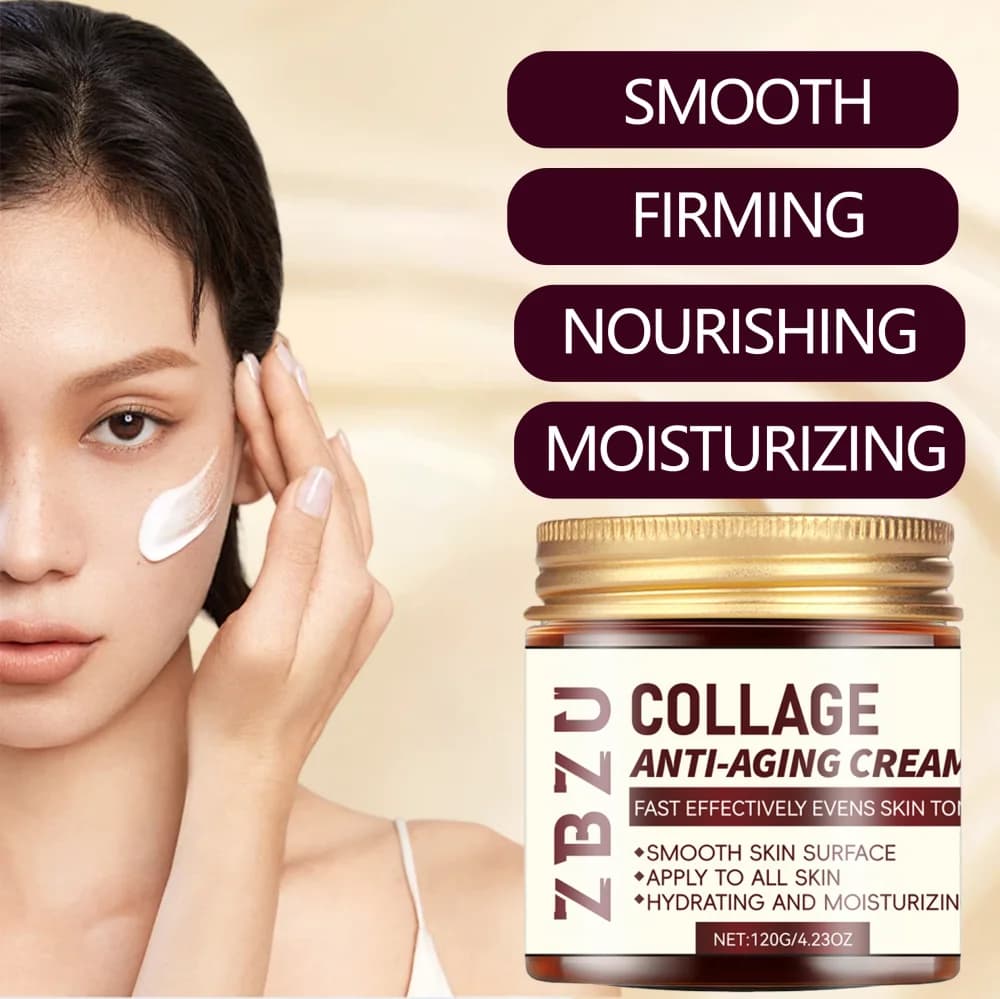Crema al collagene anti-età per il viso, cura della pelle, anti-rughe, idratazione profonda, idratante, salute della pelle, sbiancante, esfoliante