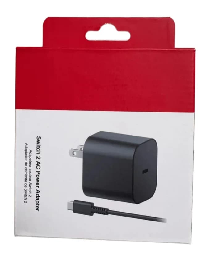 Caricatore adattatore di alimentazione CA per NDS Switch 1 e Switch 2 Alimentatore Tipo-C Caricatore da muro Spina UE/USA per accessori portale PS5