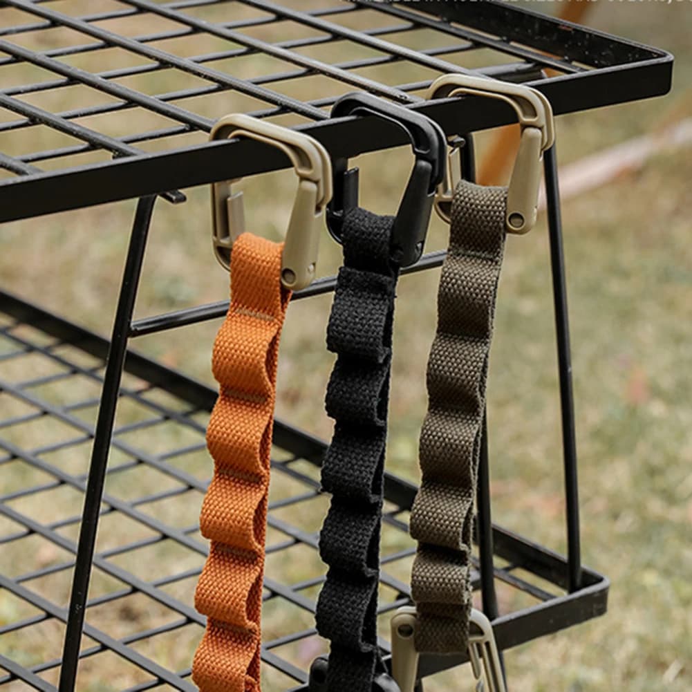 Tenda da campeggio con corda sospesa, baldacchino, tazza, lampada, appendiabiti, linea di vestiti da esterno, cordino multifunzione, attrezzatura da pesca per escursionismo