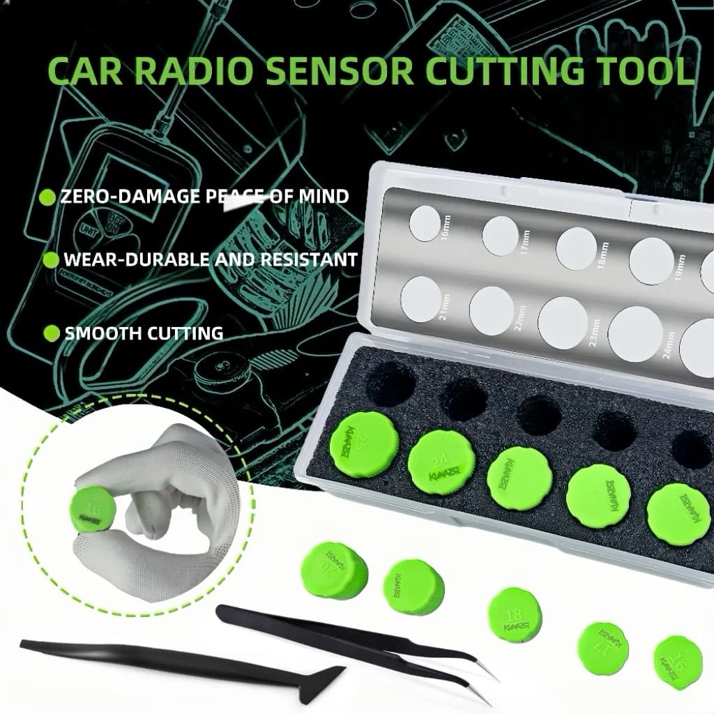 Car Radar Detector Film Cutting Model Kit Vinyl Wrap Sticker Round hanger Precision cutting tools Diameter 16 mm ~ 25 mm