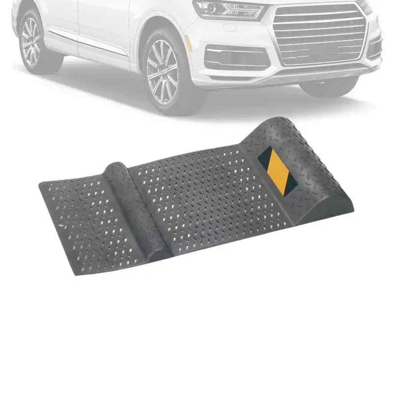 Tappetini per pneumatici per pavimento del garage Tappetini per garage sotto dispositivo di posizionamento del veicolo dell'auto Tappo antiscivolo per pneumatici per conducente di trasporto