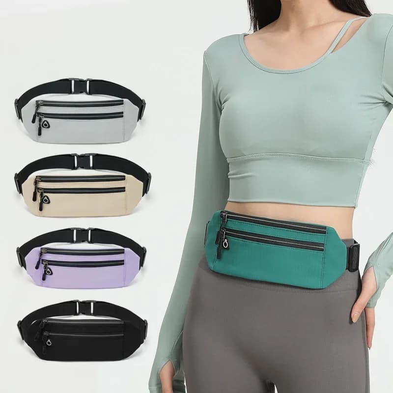 Multifunctional Sport Waist Bag Men Belt Bag Waterproof Gym Bag Phone Case Running Accessories