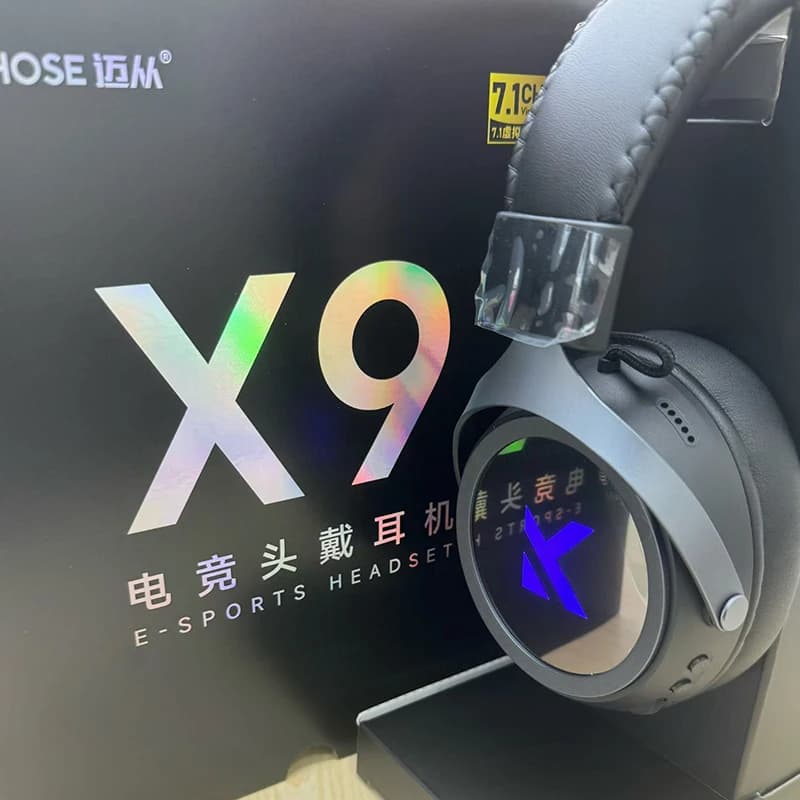 MCHOSE X9 over-ear gaming headphones recently updated with four mode connectivity Long-lasting battery for games and entertainment