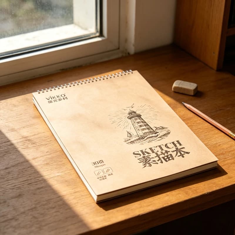 Sketchbook Thickened Quick Sketch Drawing Book 30 Pages 16K Painting Drawing Blank Book Doodle Oil Painting Quick Sketch Book