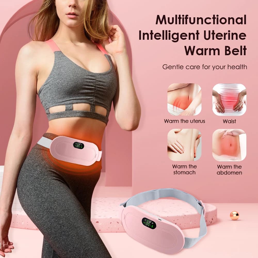 Hot uterine belt Hot tool for uterus Hot compression vibrating belt Addome Life Stom heating USB charging