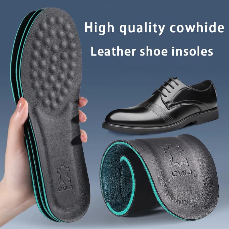 1 pair/2 pair sports suns in leather breathable massage insole for men sole for shoes cushioning soft and comfortable shoe bearings