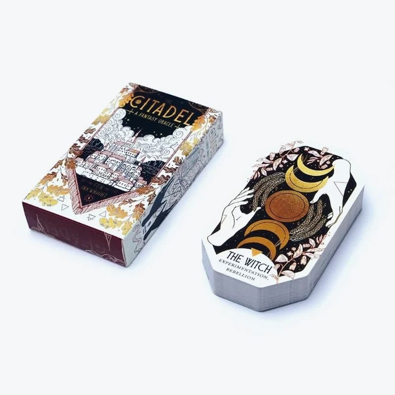 Vendita a tempo limitato Inglese Citadel Oracle 60 carte Castello Oracle Card Card Gioco da tavolo Ragazzi Regalo Regalo di compleanno