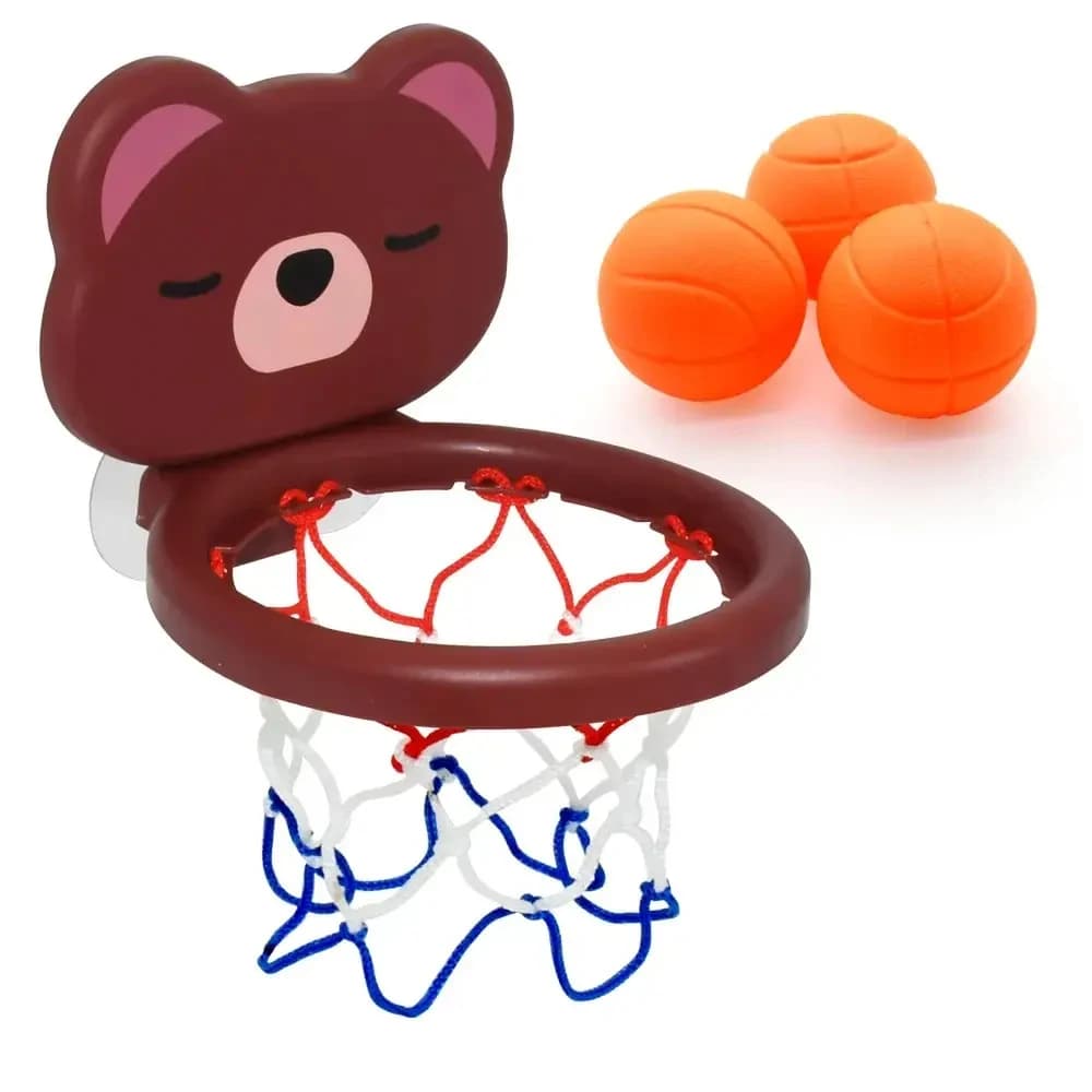 Giocattoli da bagnetto per bambini Ventosa Tiro Canestro da basket con 3 palline Bagno Vasca da bagno Doccia Giocattolo Gioco per bambini Gioco d'acqua Giocattolo per bambini
