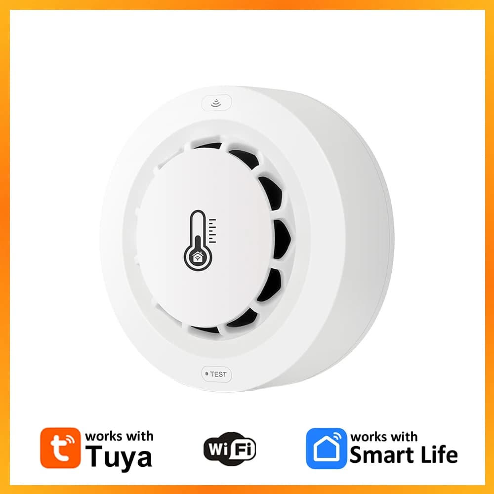 Allarme antincendio e fumo Promemoria remoto Collegamento intelligente Allarme fumo WiFi Protezione antincendio domestico e aziendale Detecti antincendio fumo