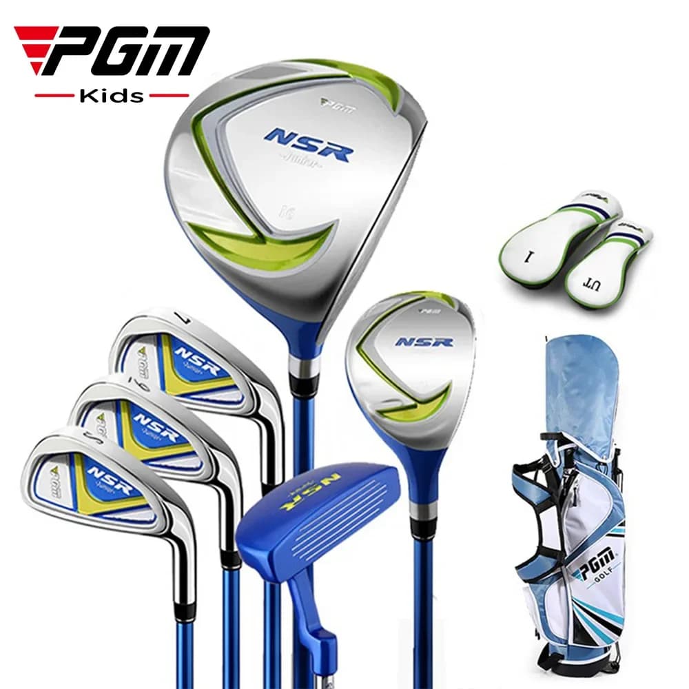PGM mazze da Golf per bambini Set ferri leggeri Putter Swing bambini mano destra con borsa copricapo accessori da Golf JRTG006