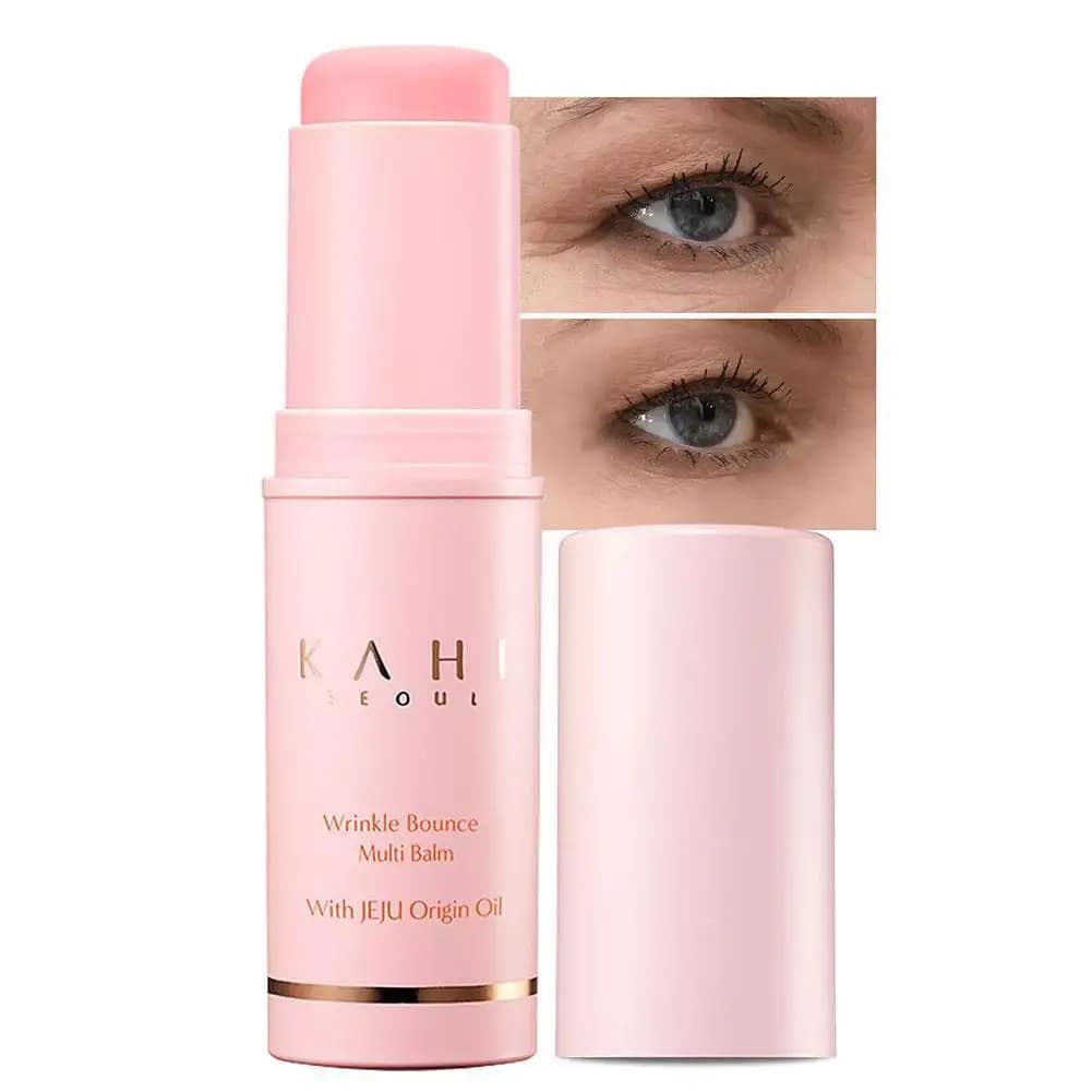 Kahi Wrinkle Bounce Multi-Balm – Stick to Korean Collagen for Deep Hydration and Anti-Age, Portable Face Cream