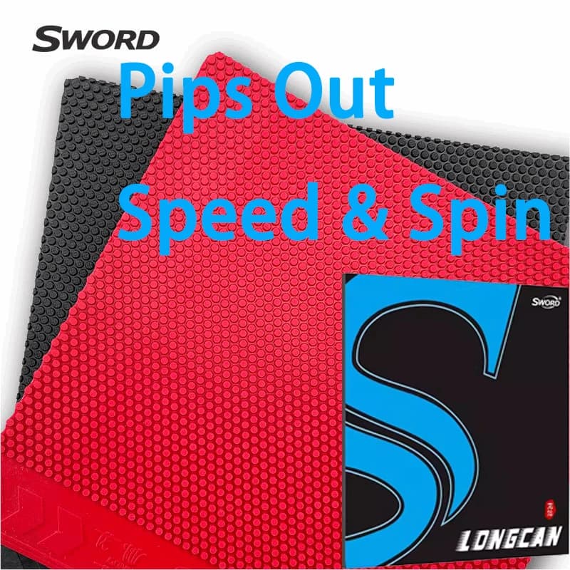 Rubber for Ping Pong Sword Rack, Rubber with External Dots, for Fast Attack and Spin
