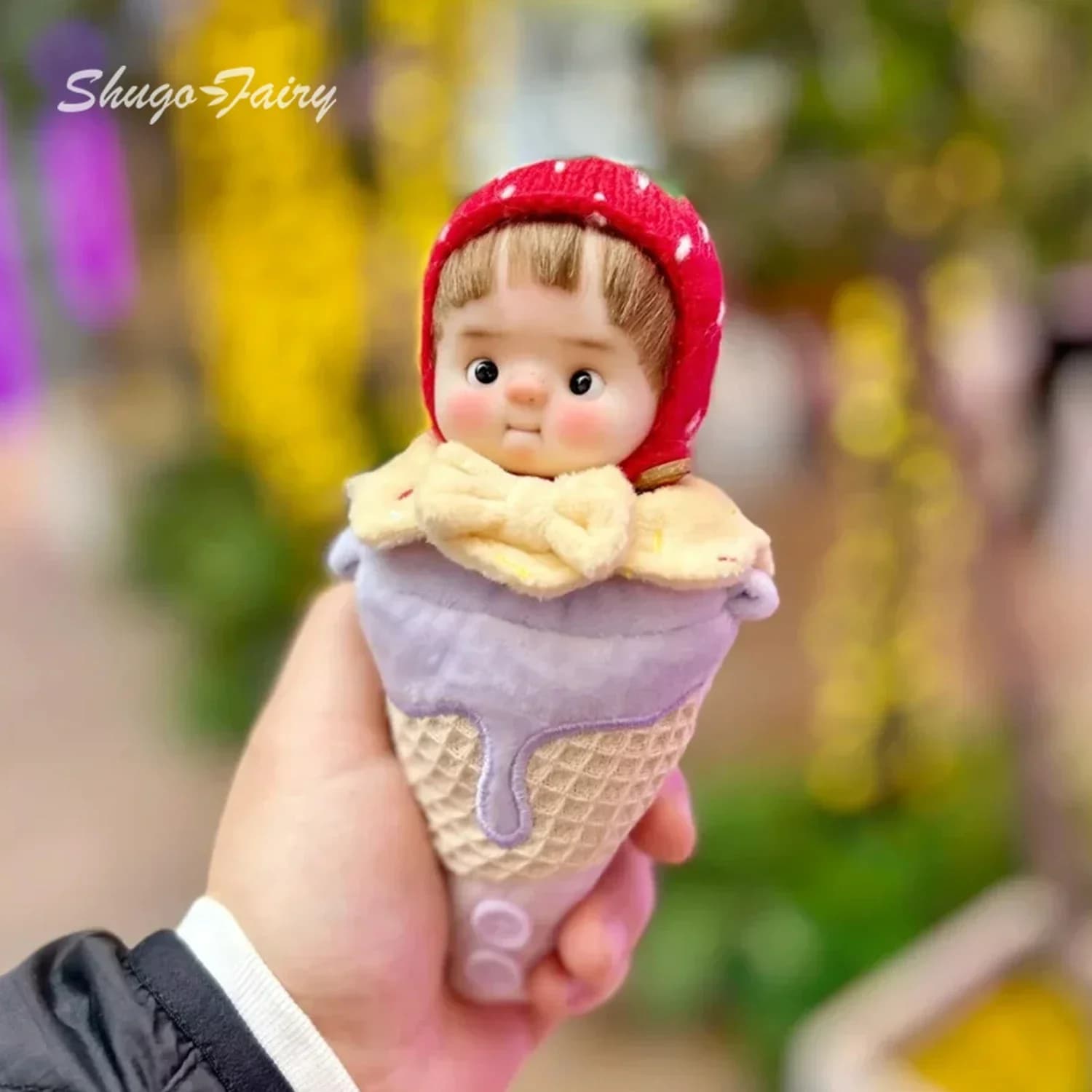 Shugafairy OB Baby BJD Doll 1/11 Bambole con snodo sferico stile dolce testa grande con faccia carnosa personalizzata