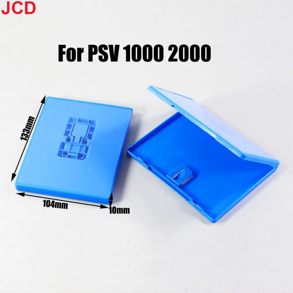 JCD 1 pz Blu Cassetta di Gioco Della Copertura Della Scatola Per PSV 1000 2000 Scatola di Gioco Per PS VITA PSV1000 2000 Supporto Borsette scatola di immagazzinaggio Borsette