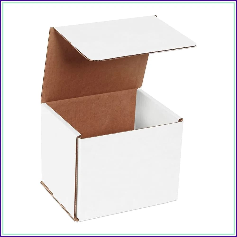 6x5x5 Corrugated Cardboard Box Mailers, 50-Pack for Moving & Storage