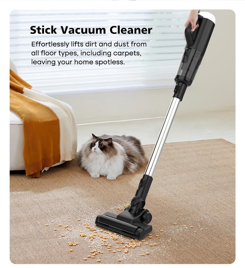 Aspirapolvere 5-in-1 con Filtro HEPA, Funzione Asciutto/Bagnato e Autopulente, Motore Brushless per Pulizie Professionali e Domestiche