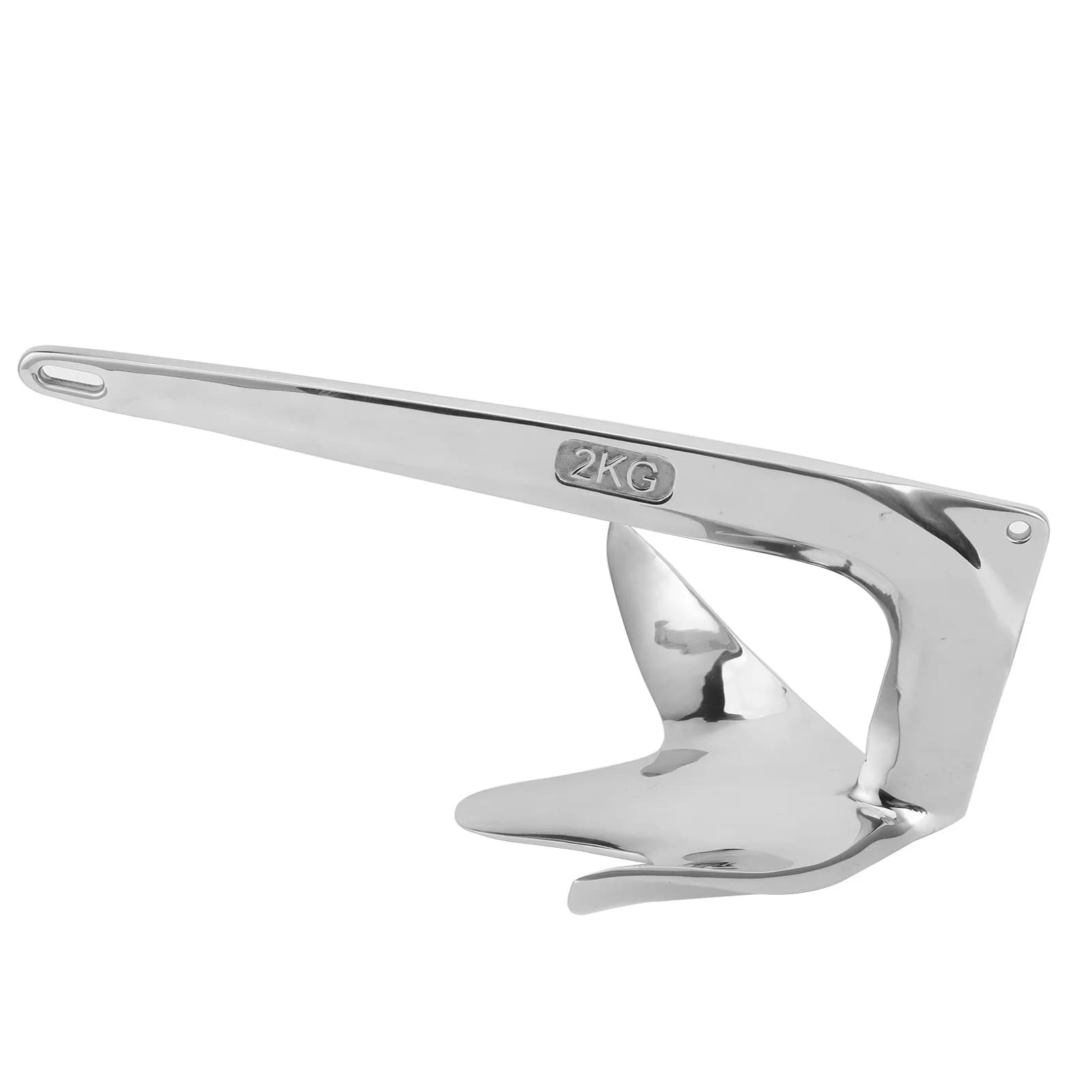 4.4 lbs 2 kg 316 Stainless Steel Claw Boat Anchor Boats from 15‑22 ft Marine Accessories