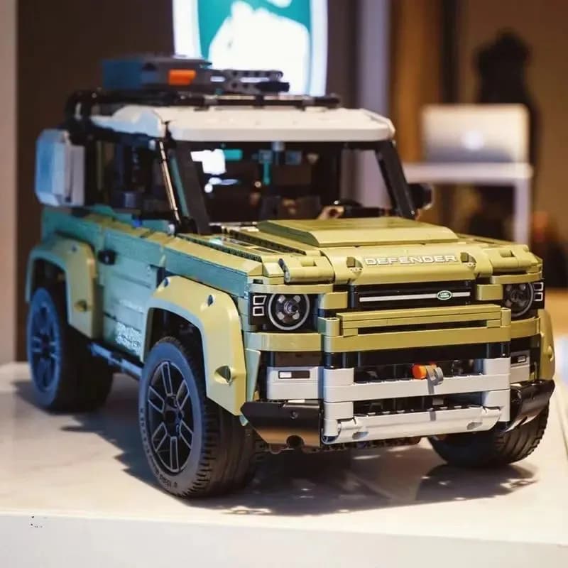 2573 Pezzi 1:8 Blocchi da Costruzione Tecnici Defender Fuoristrada, Mattoncini Assemblabili, Giocattolo SUV, Regalo per Bambini