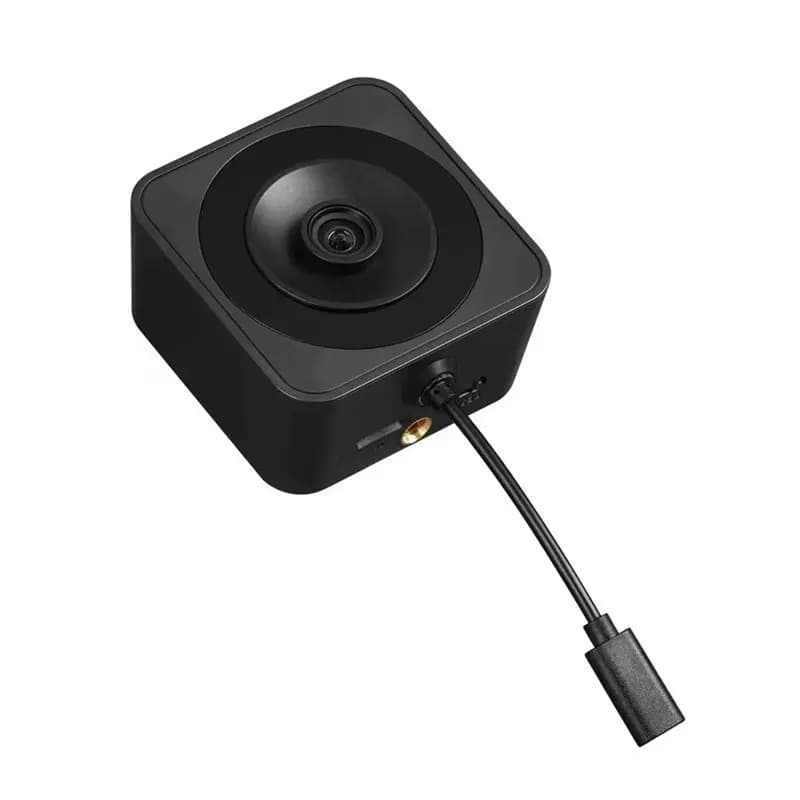 Telecamera IP Wi-Fi 5G B24B da Interno con Sensore Magnetico per Finestre, Rilevamento AI, Display Orario e Funzione di Sorveglianza su Vetro - Compatibile Tuya 3MP