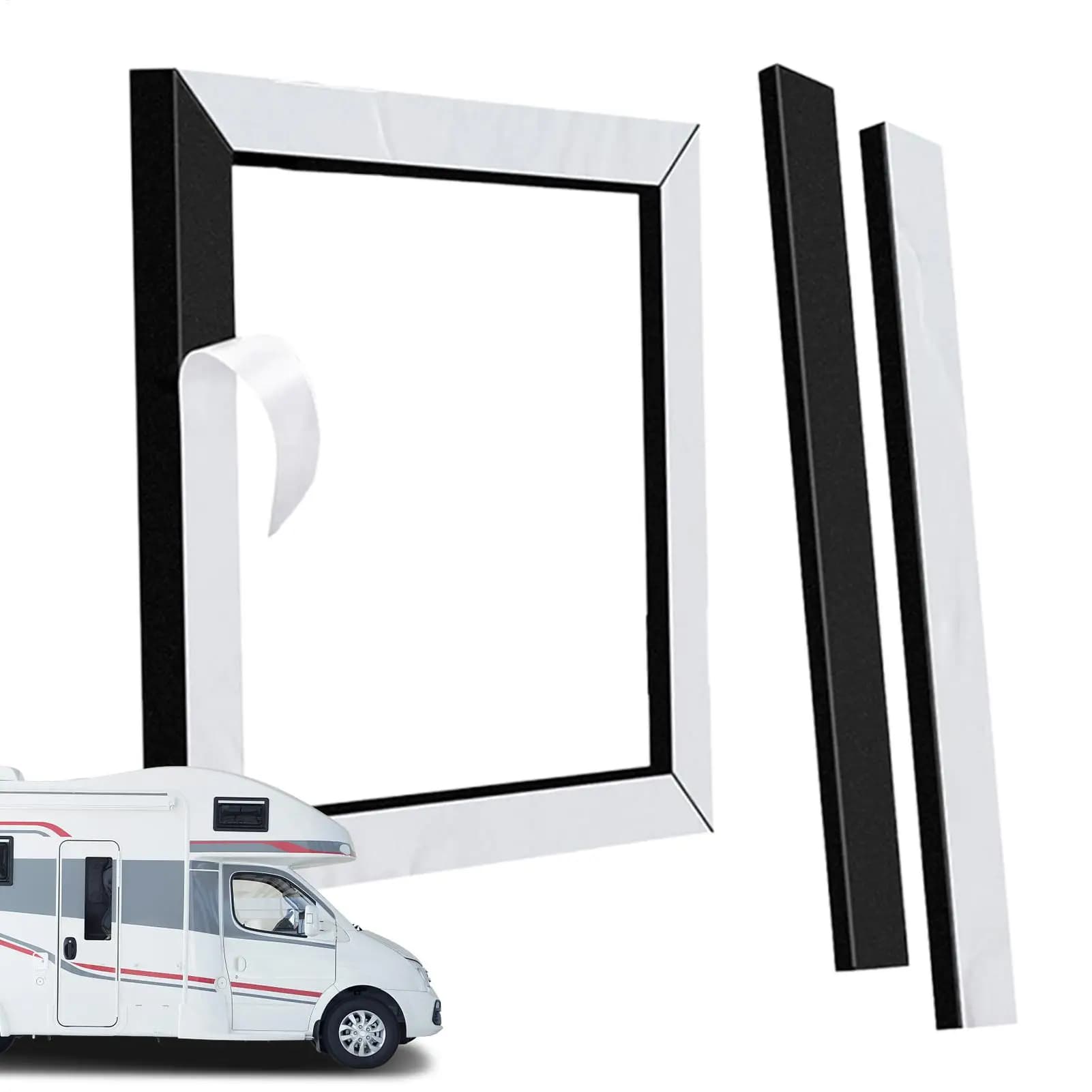 Guarnizione autoadesiva per condizionatore d'aria RV, facile da installare, guarnizione per cornice del condizionatore d'aria RV, per casa, dormitorio, hotel, bagno