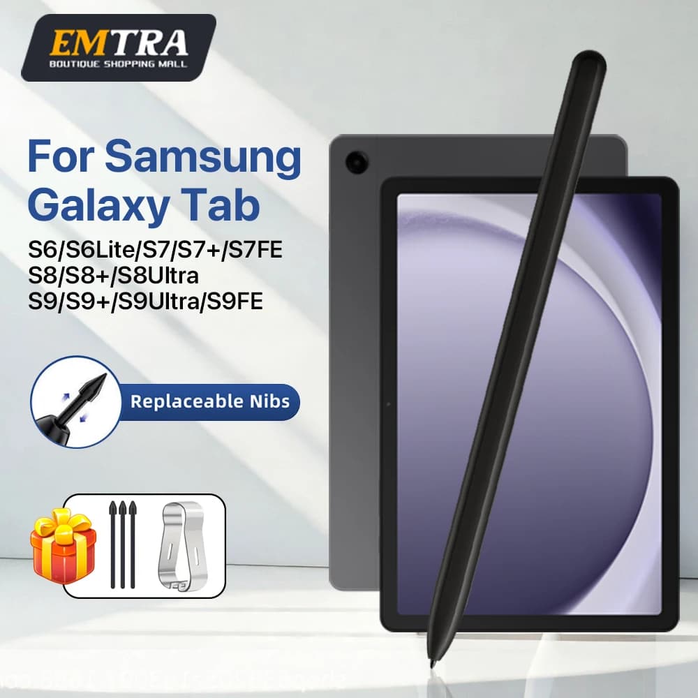 2025 S Pen per Samsung Galaxy Tablet Tab S8 S9 S9FE S7 FE S6 Lite S7+ S8+ S10 Palm Rejection Disegno Penna Design grafico Schizzo