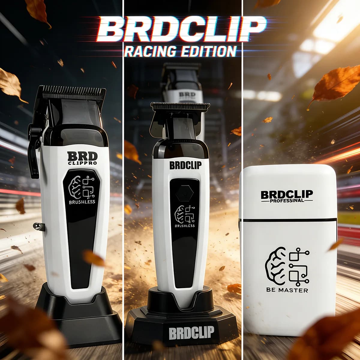 BRDCLIP Professional Haircuts with Brushless Motor 7500RPM 106B, Hair Finisher 116 7500RPM with DLC and Base Blade, Razor 10000RPM 609