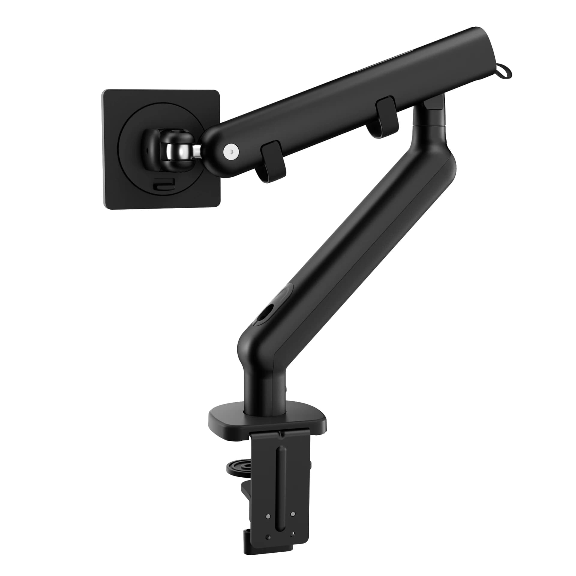 Support for Single Monitor AE5 in High Quality Aluminum Alloy for Screens from 17"-34" Black Inclineable to 360 Degrees New Product