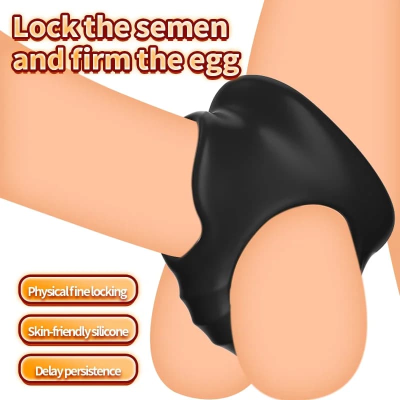 Anello del pene Uomini Più Forte Erezione Ritardo Eiaculazione Testicolo Bondage Palla Gallo Gabbia Riutilizzabile Masturbatore Maschile Giocattolo Del Sesso Per Le Coppie