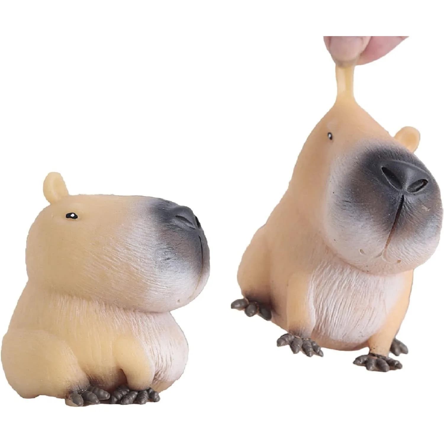 Capibara paffuto Giocattolo da spremere Giocattoli agitati Capibara simulato super morbido Spremere giocattoli sensoriali Sollievo dall'ansia per adulti e bambini