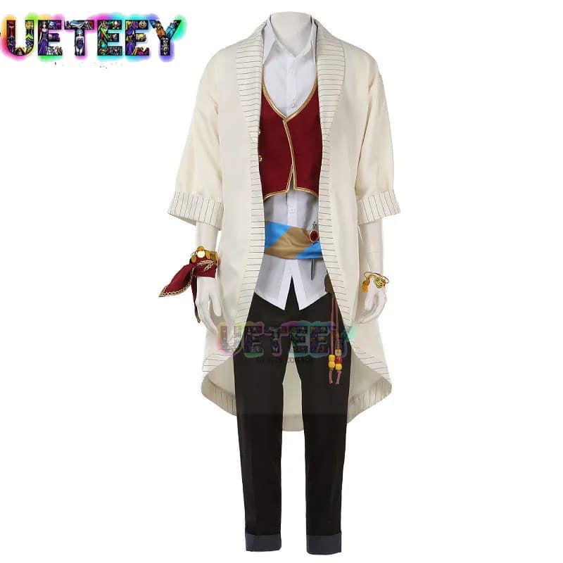 UETEEY COS Twisted Wonderland Aladdin SCARABIA Dorm Kalim Uniforme Scolastica Set Costume Cosplay Halloween Anime Size Custom
