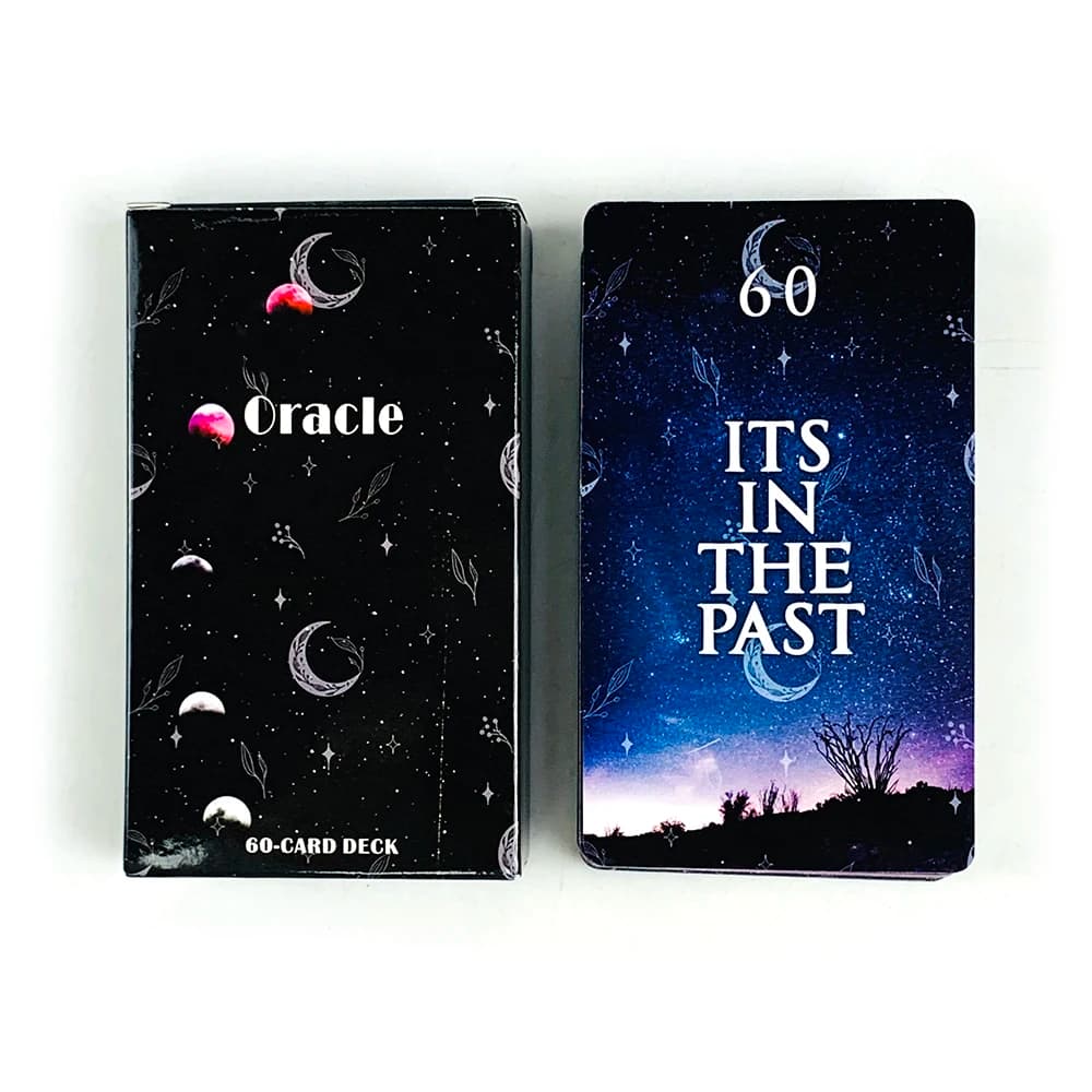 Squisite carte Oracle A 60 carte con significati per il gioco da tavolo di intrattenimento per feste di divinazione anima gemella, guida spirituale