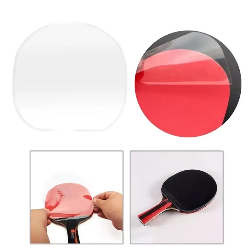 2/4/6/8/10Pcs Ping Pong Rack Protective Film Transparent Maintenance Cover Ping Pong Tool for Rubber Protection Film