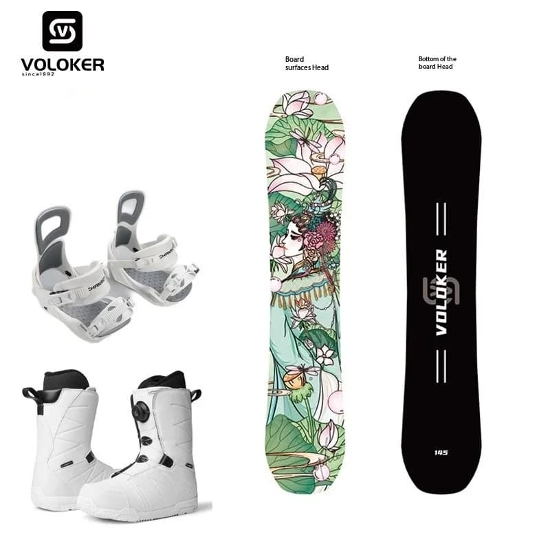 Vendita calda Set completo Snowboard Freestyle Stivali da snowboard Attrezzatura da sci invernale all'aperto