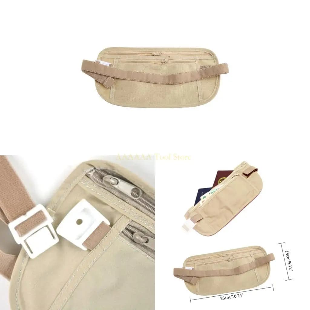 A2Be Travel Money Belt Balch Pack for Cycling Durable Hiking Comfortable Hidden Travel Case Light