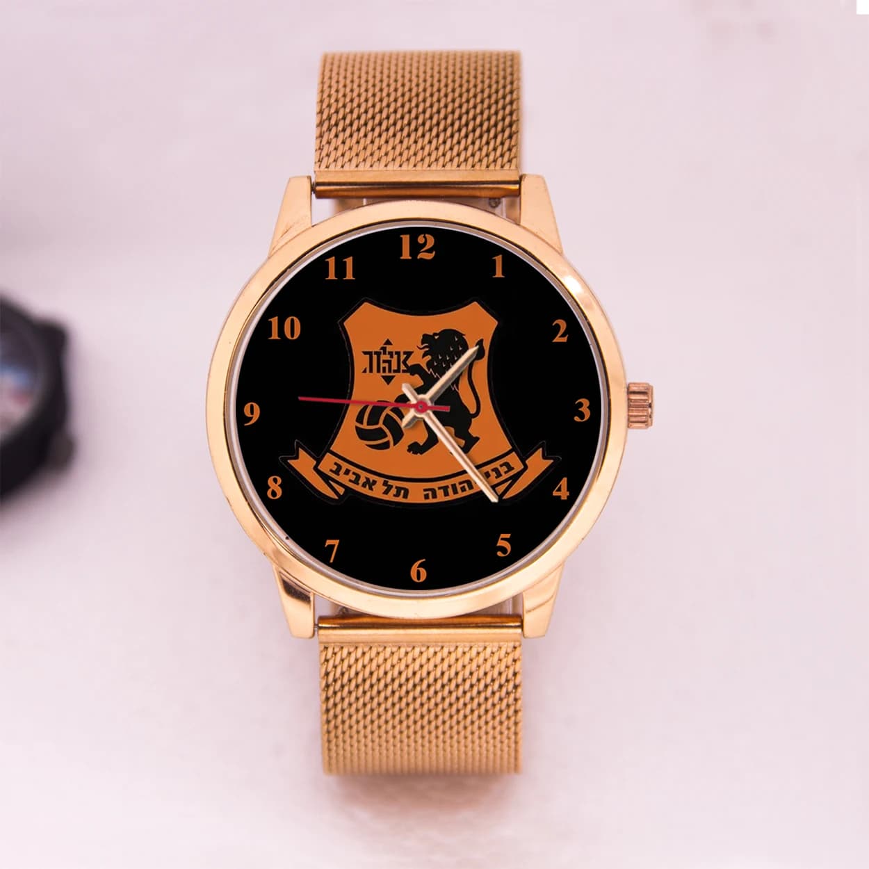 Men's Gift Wrist Watch Fascinating Soccer Watches Men's Silver Free Shipping Rose Gold Watch Strap 22mm Leo Black Male Souvenirs