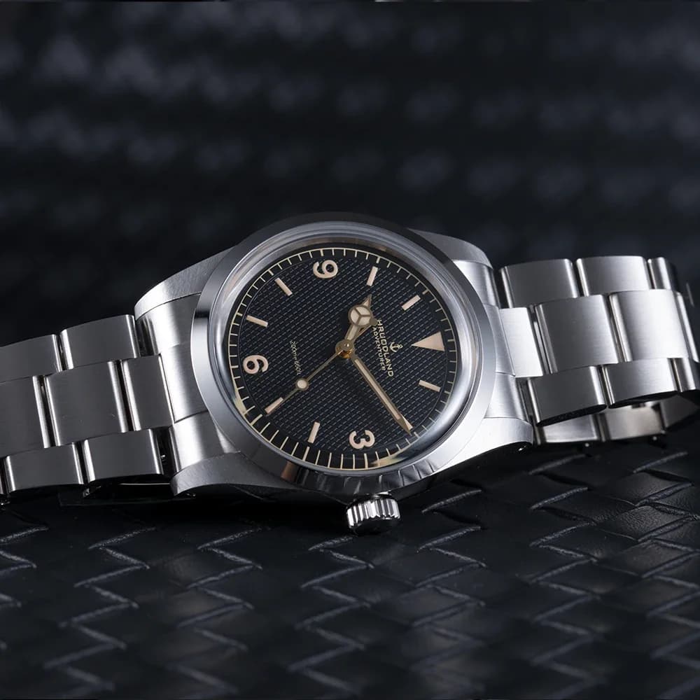 Hruodland 2025 New men's automatic mechanical watches Sapphire Stainless steel PT5000 Vintage 50 xun Classic men's watch reloj