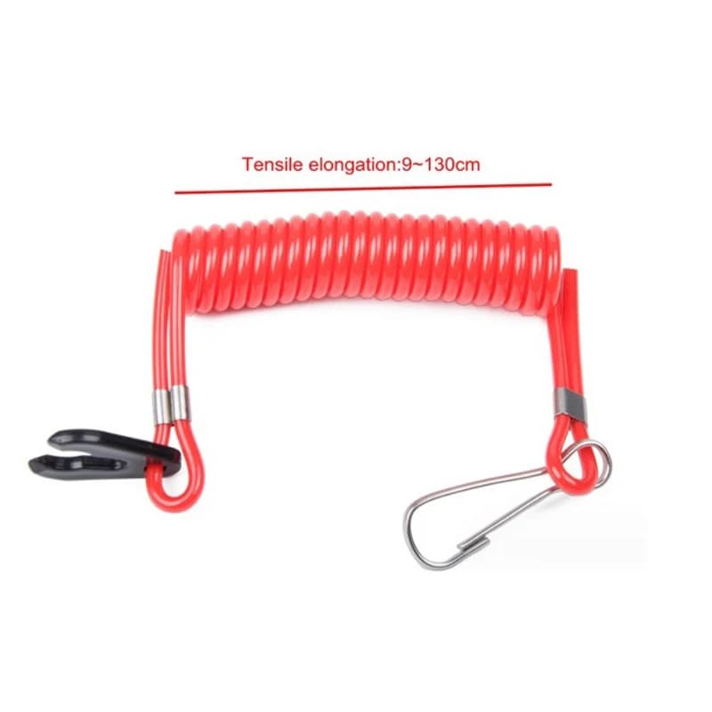 1pc Motore Fuoribordo Marino Barca Motore Uccidi Interruttore di Arresto Per Jet Ski 2-425hp Chiave Corda Promemoria Corda Barca arresto di emergenza