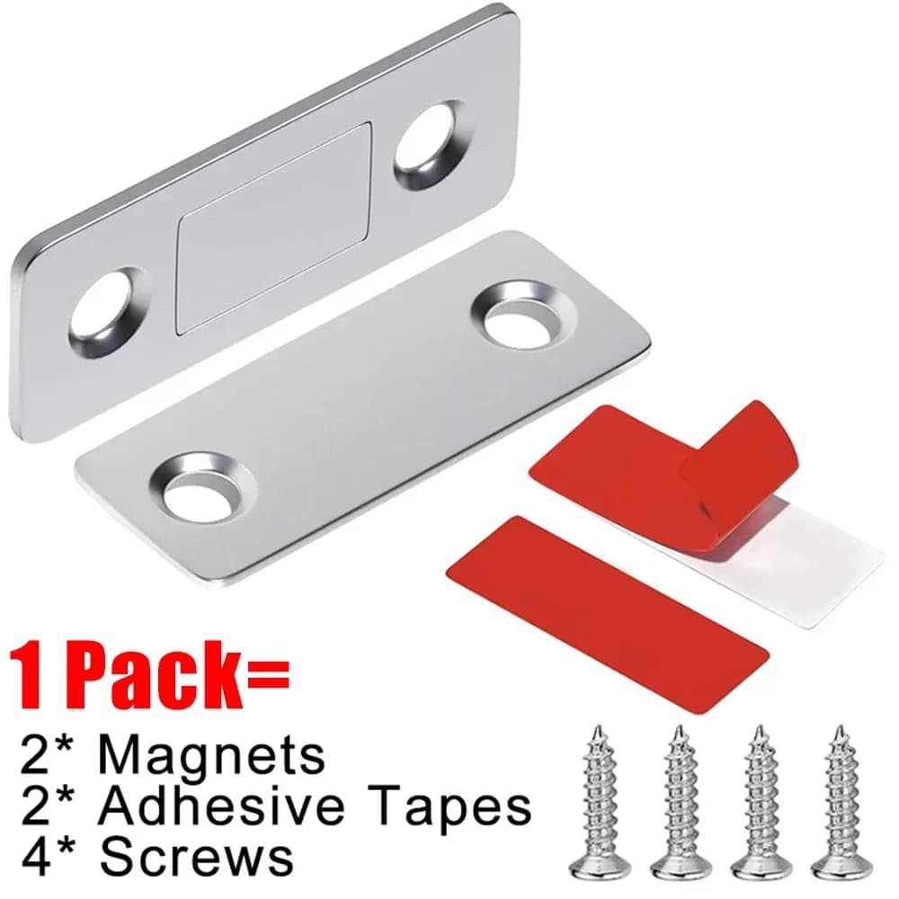 Magnetic locks for cabinets Ultra thin door Strong magnets Invisible wall decal Magnetic lock for drawers for kitchen cabinet door lock