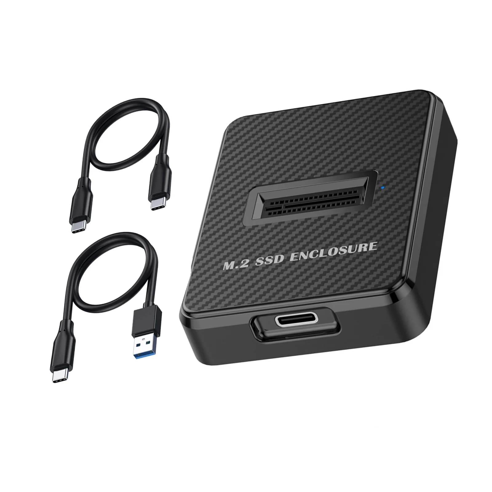 M.2 NVMe e SATA a USB Type-C Dock station per disco rigido SSD esterno da 10 Gbps Adattatore per lettore a doppio protocollo Custodia SSD di velocità