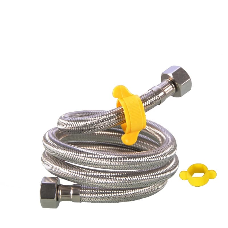 304 1/2 inch stainless steel woven flexible pipe Cold hot water pipe WC tap connection pipe Garden water connection