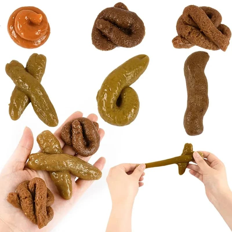 Realistic Shit Safe and Soft Plastic Cake Fake Funny Toys Deceptive Gag Games Party Gift Gadgets Antistress Squish Toy