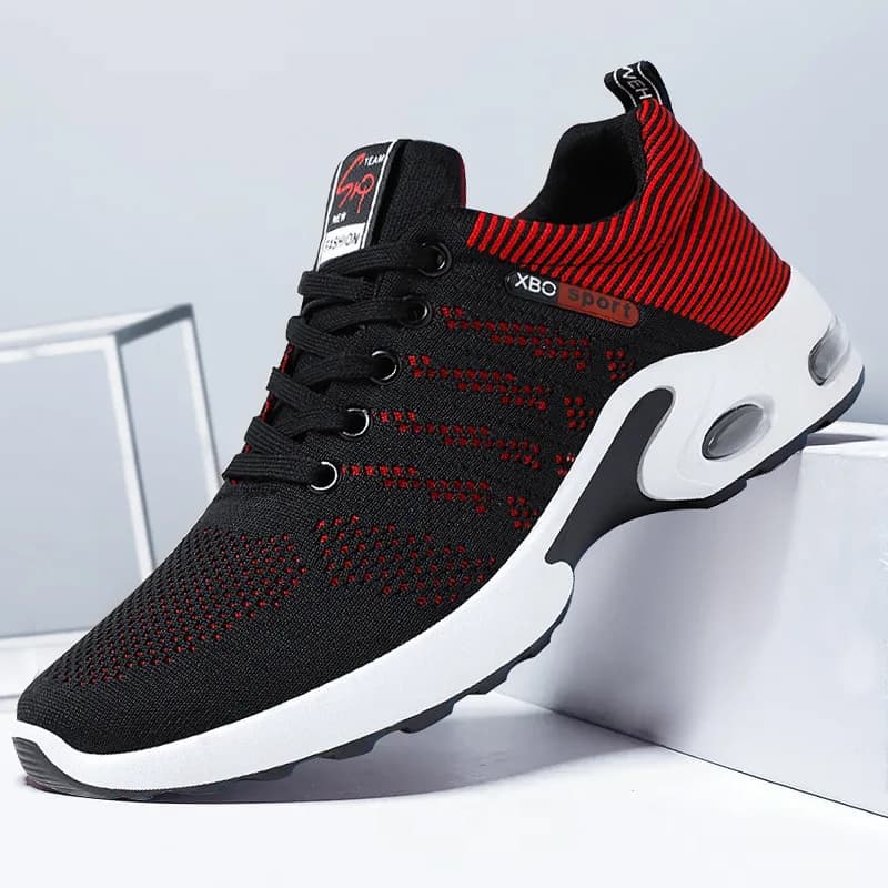 Men's shoes trendy men's shoes running stringed breathable Korean version casual sports shoes
