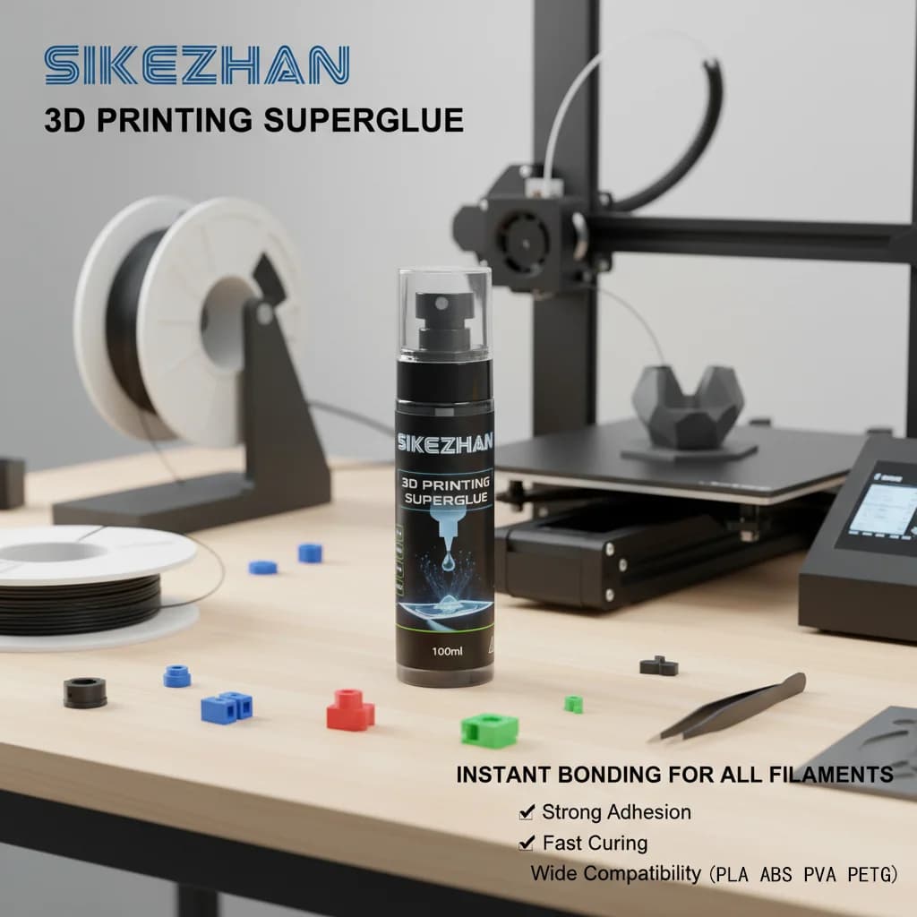 Colla per stampanti 3D, potenziatore di adesione per la piastra di stampa, riduce la deformazione, facile rimozione delle parti, compatibile con PLA ABS PETG, vetro e PEI