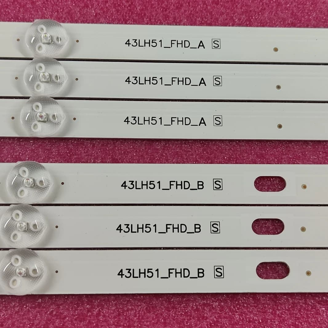 LED Backlight Strips For 43LH595V 43LJ5100 43LJ510T LED Bars Band Rulers 43LH51_FHD_A S WICOP_FHD SSC_43inch_FHD_B_REV02