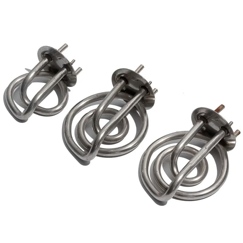 LUJINXUN 2 Pezzi Elemento Riscaldante Elettrico per Bollitore, Tubo Riscaldante per Tazza da Caffè, Elemento Riscaldante a Tubo 220V 850W 1200W 2000W per Tazza Bollente