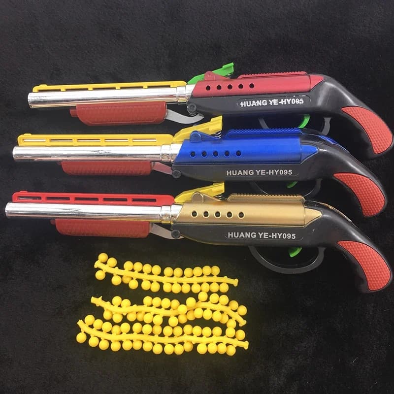 Pistole giocattolo Blaster Air Soft BB Pistola ad aria compressa Pistola da paintball Revolver Cottura manuale Pistola da cecchino Giocattoli per bambini in plastica per il regalo