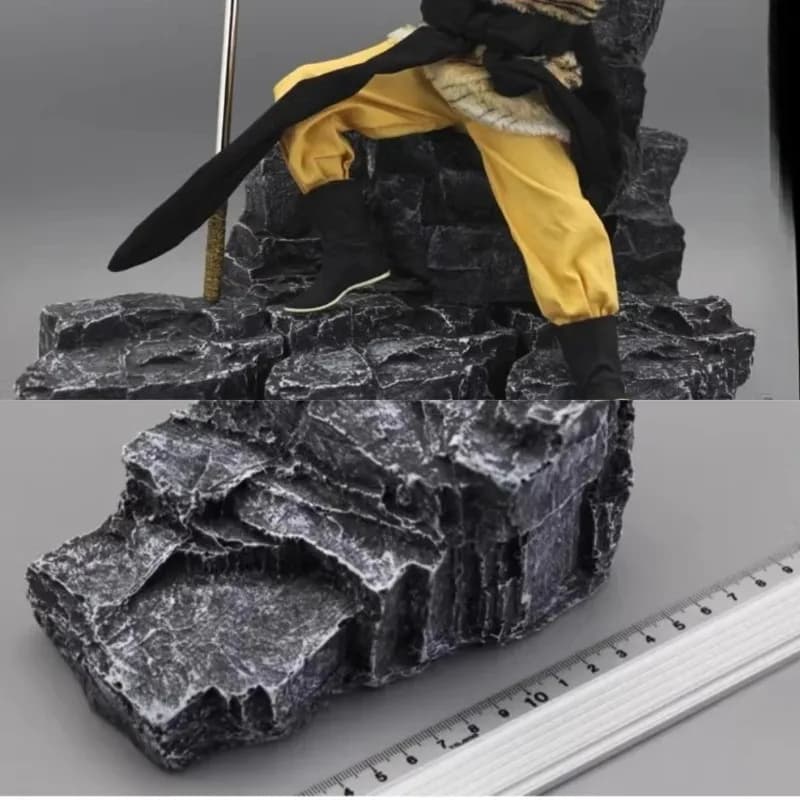 Base in Resina per Soldato in Scala 1/12, Accessorio Scenico con Piattaforma Rocciosa per Action Figure da 6 Pollici