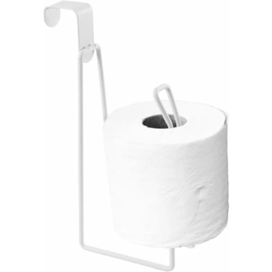Toilet Paper Holders, Over The Tank Toilet Paper Holder Stand, Bathroom Metal Toilet Paper Holder Dispenser Reserve for Bathroo