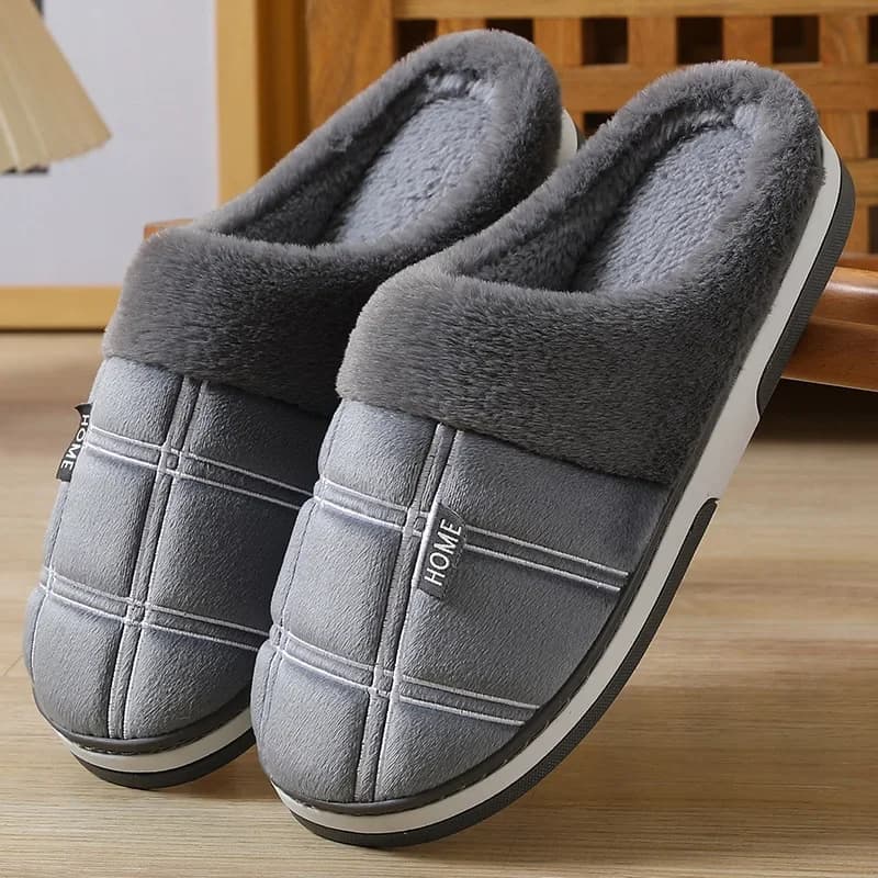 Big Size 48 49 50 51 Man Autumn Winter Home Slippers Hot Plus Large Plus Bedroom Interior Casual Shoes Casual Funny Slides