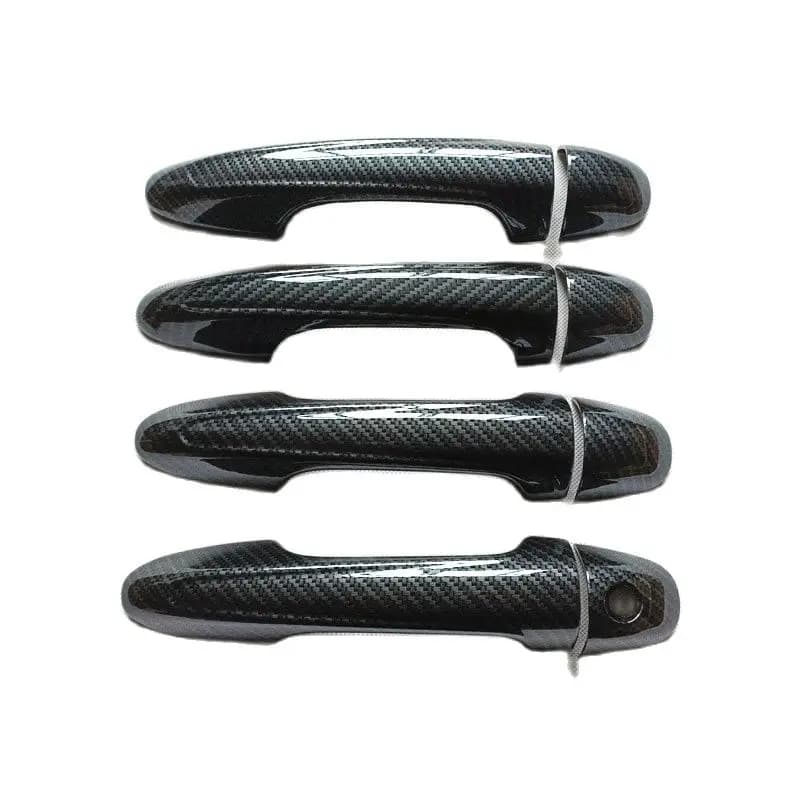 Per Toyota Hilux Revo Rocco 2016 2018 2020 2021 2022 2023 Accessori Maniglia Della Porta Copertura Trim di Plastica Imitazione In Fibra di Carbonio
